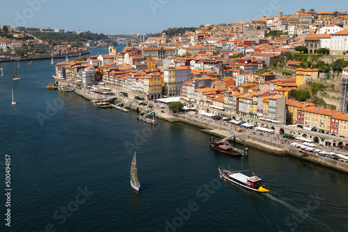 Porto cityscape seen from Gaia, Portugal 