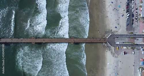 Above Oceanside Pier and Beach
