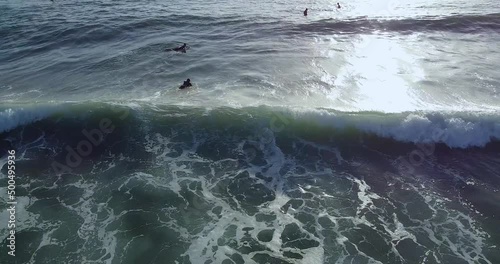 Waves Rolling in to the Beach