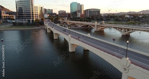 Flyby of Mill Ave Bridge