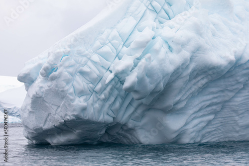 iceberg texture in polar regions