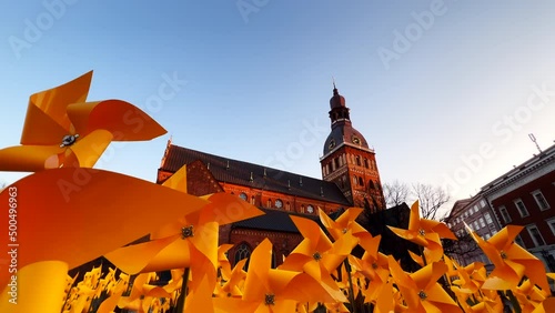 Beautiful DOME CATHEDRAL in Riga city of Latvia