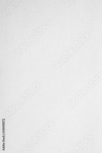 White abstract cotton towel mock up template fabric on with background. Wallpaper of artistic wale linen canvas. Blanket or Curtain of pattern and copy space for text decoration. 