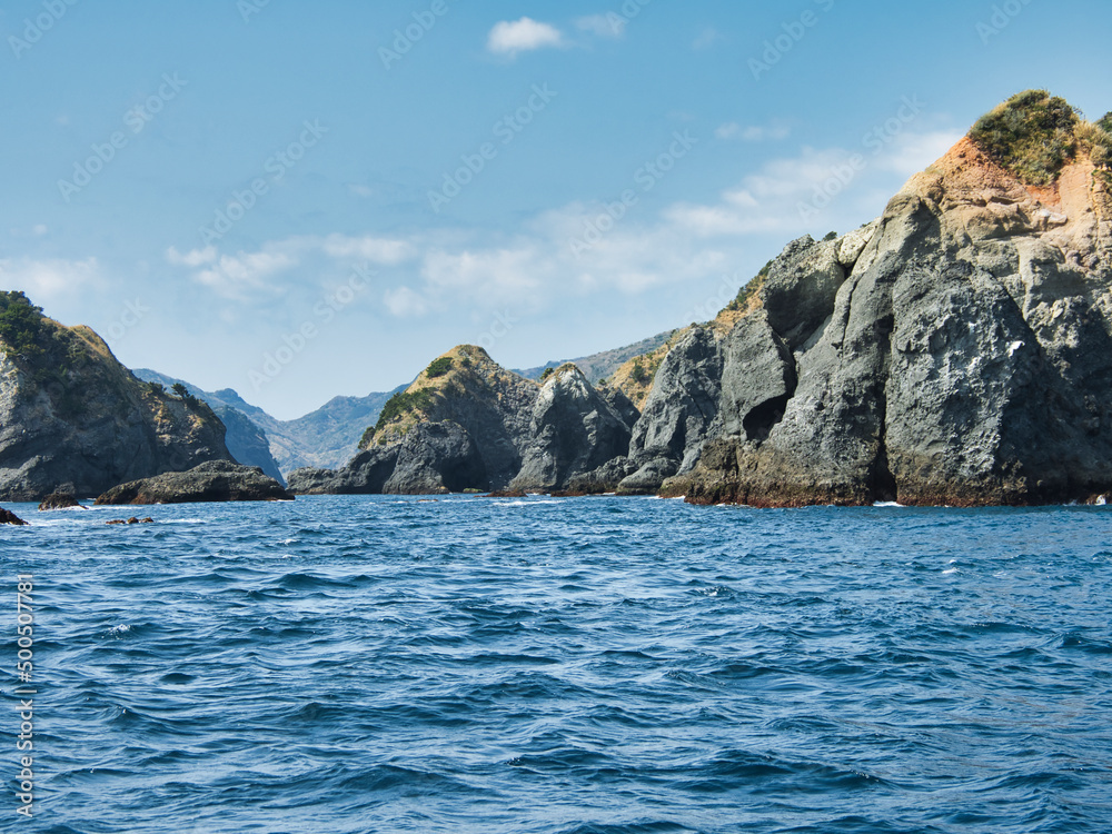 遊覧船から観た石廊崎