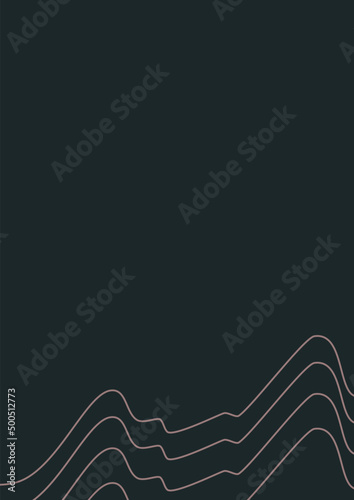 Wavy contour lines abstract vector illustration can be used for background, backdrop, banner, drawing book cover, desktop or laptop dump background