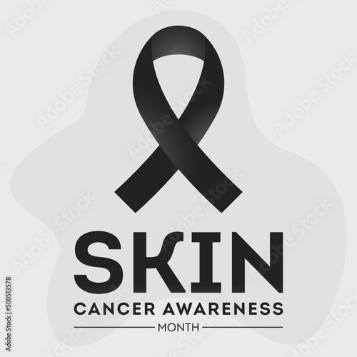 Skin Cancer Awareness Month. Vector banner, poster, card and background for Skin Cancer