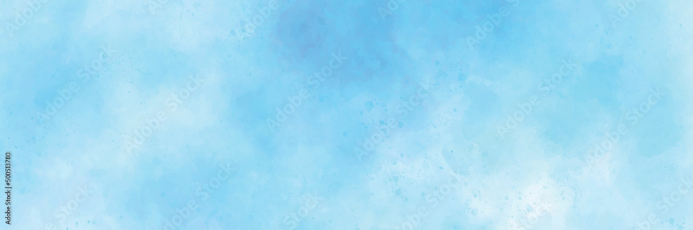 watercolor sky blue texture background Stock Vector | Adobe Stock