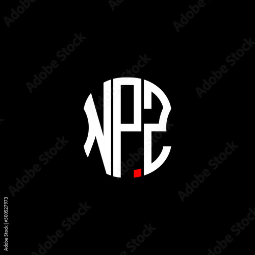 NPZ letter logo creative design with vector graphic photo