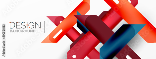 Background overlapping lines. Dynamic lines abstract wallpaper. Straight lines composition vector illustration for wallpaper banner background or landing page
