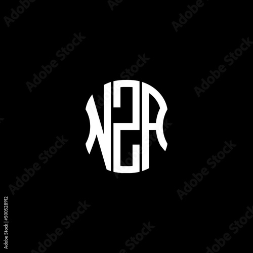 NZA letter logo creative design with vector graphic photo