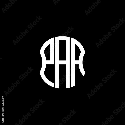 PAA letter logo creative design with vector graphic