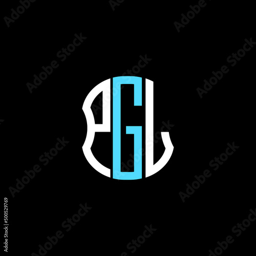 PGL letter logo creative design with vector graphic photo