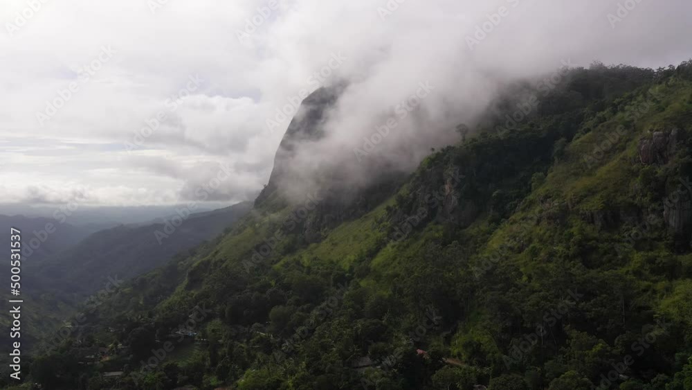 Jungle and mountains covered with clouds. Sri Lanka Jungle and mountains covered with clouds. Sri Lanka