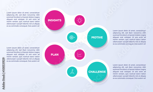 modern infographic template. 4 infographic vector template.