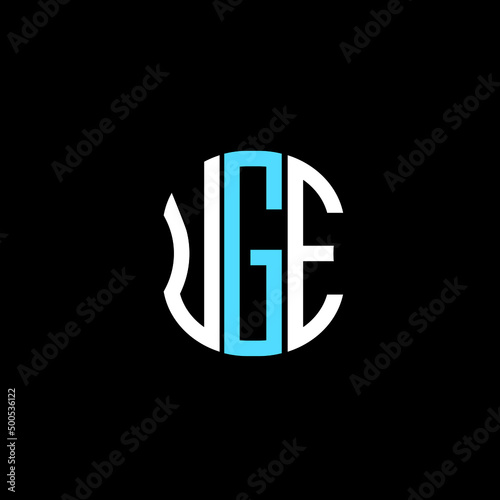 UGE letter logo creative  design with vector graphic photo