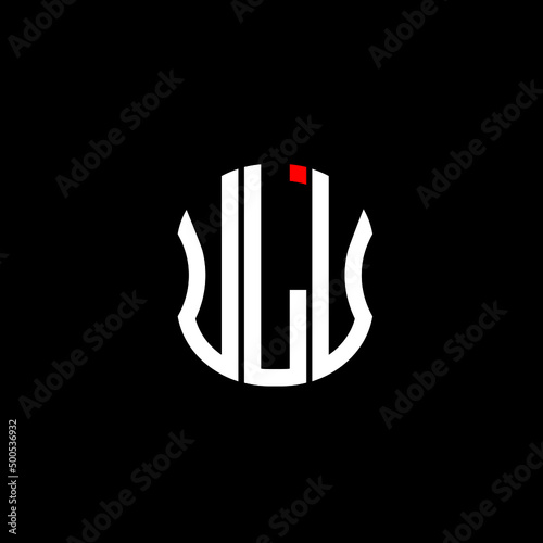ULU letter logo creative  design with vector graphic