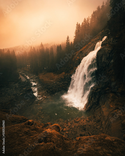 Krimmler Waterfall in Austria