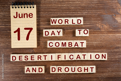Fotografia World Day to Combat Desertification and Drought