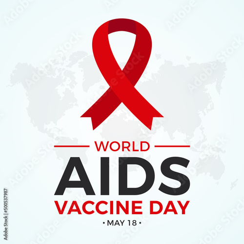 World AIDS Vaccine Day. Vector banner, poster, card and background for AIDS Vaccine