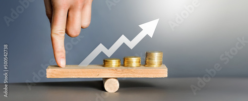 Canvas Print Financial Leverage And Money Balance
