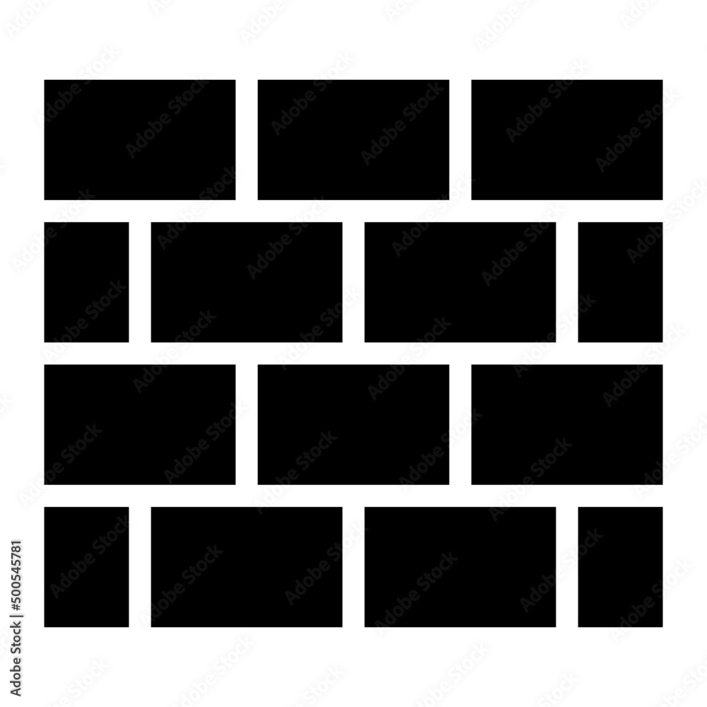 firewall glyph icon firewall glyph icon