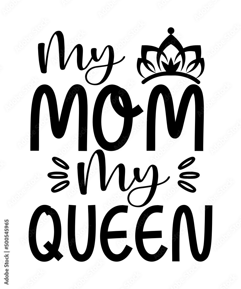 Naklejka premium Mother's day t shirt, mug design