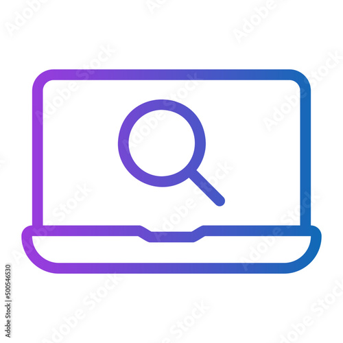 search gradient icon