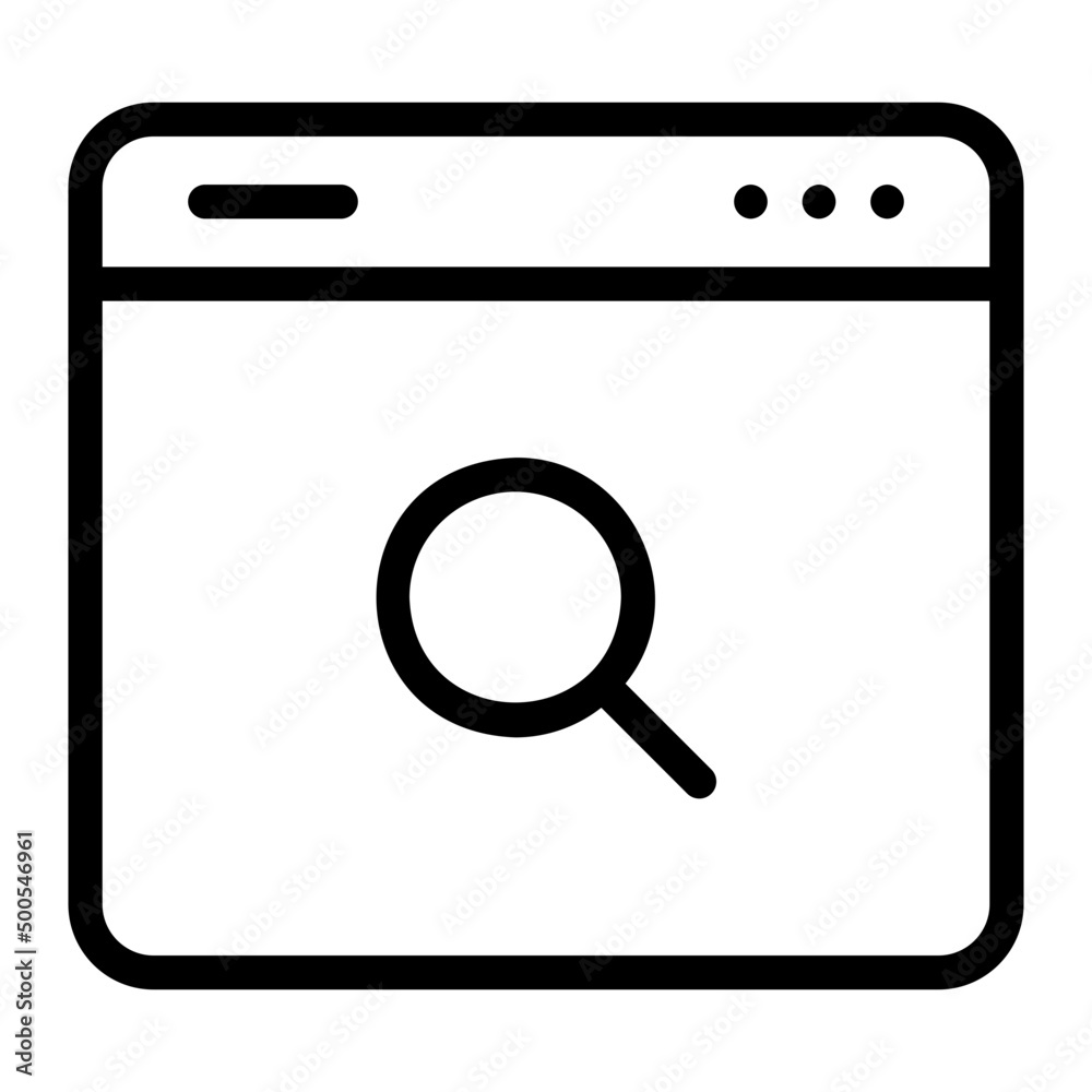 search line icon search line icon