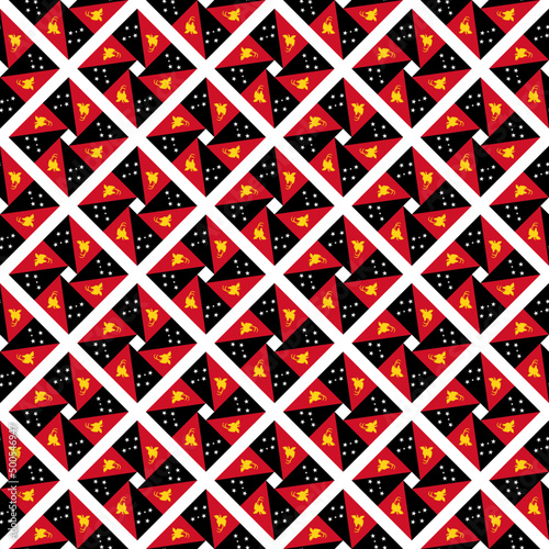 papua new guinea flag pattern. abstract background. vector illustration