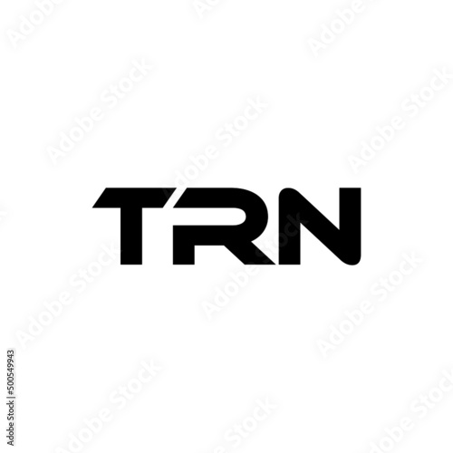 TRN letter logo design with white background in illustrator, vector logo modern alphabet font overlap style. calligraphy designs for logo, Poster, Invitation, etc.