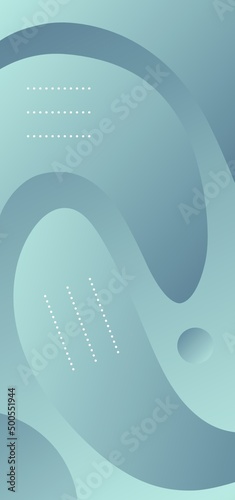 Colorful wallpaper. Abstract background with geometric elements. Very light blue abstract gradient wallpaper with beautiful fluid shapes. Best mobile wallpaper.