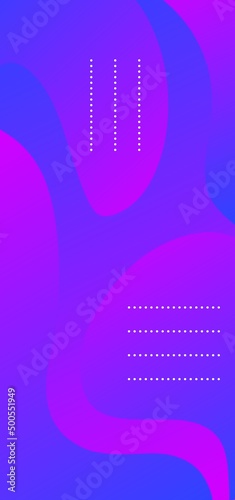 Colorful wallpaper. Abstract background with geometric elements. Royal blue and pink mix abstract gradient wallpaper with beautiful fluid shapes. Best mobile wallpaper.