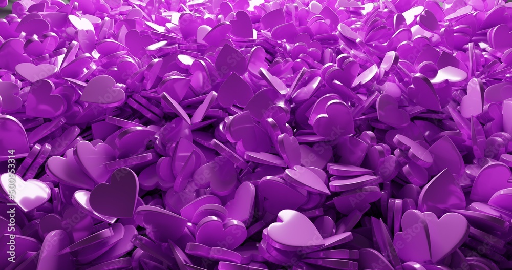 love with hearts - coloured magenta love with hearts - coloured magenta