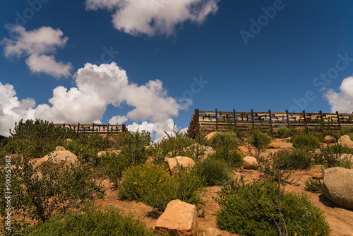 modern sustainable architecture on top of a hill. in Mexico 