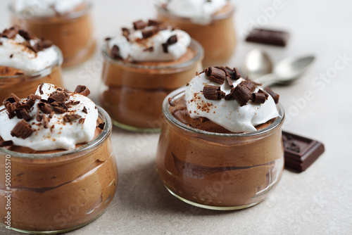 Classic french chocolate mousse