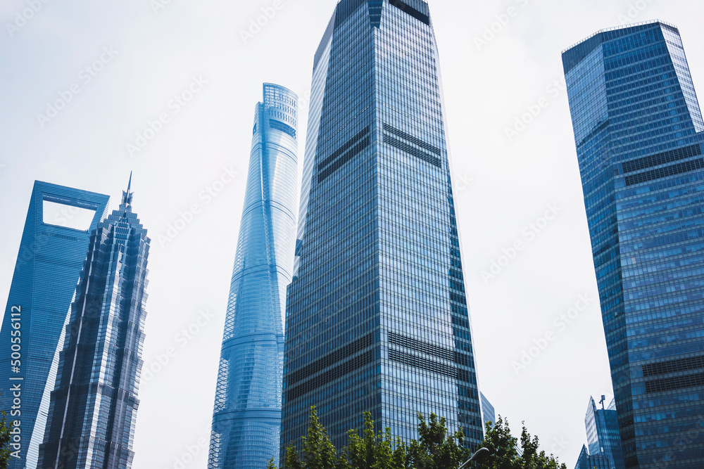 Fototapeta premium Modern city office building