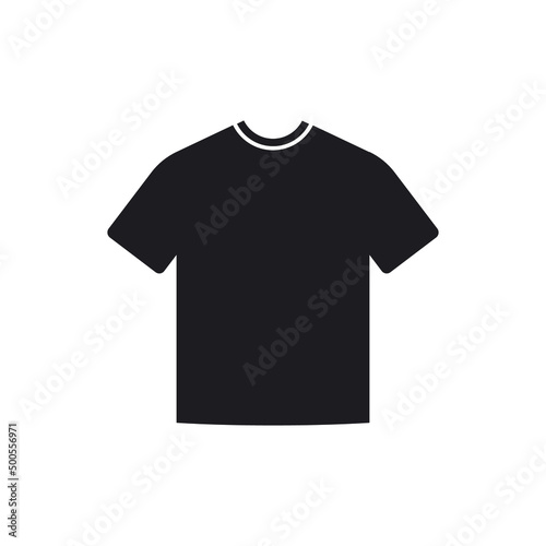 T-shirt icon vector. Linear style sign for mobile concept and web design. T-shirt symbol illustration.