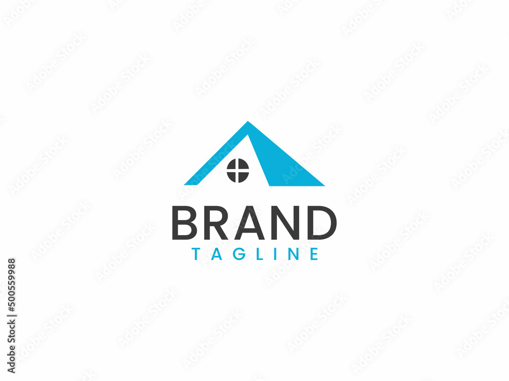 Fototapeta premium Real estate roof logo template