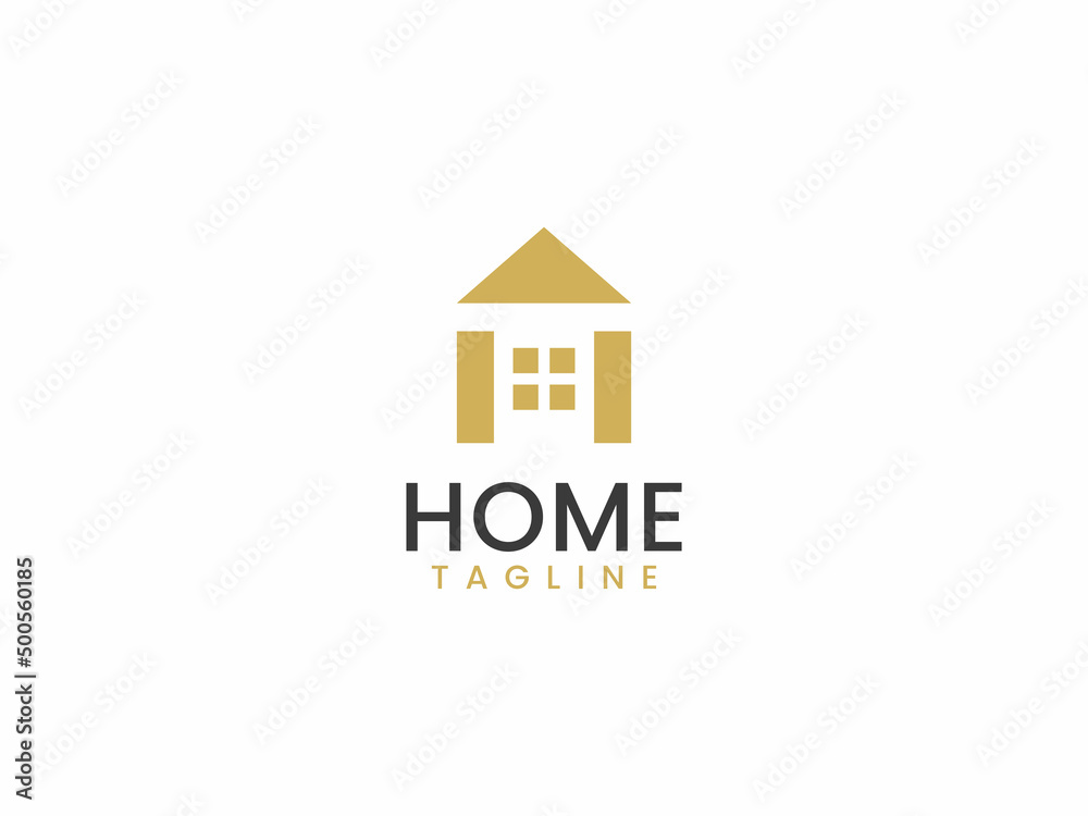 Classic home logo template for business and company Classic home logo template for business and company
