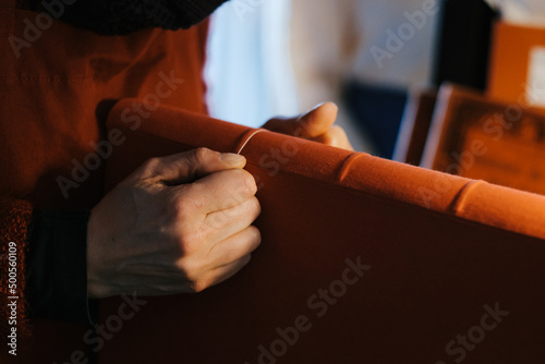 Foto atelier de reliure traditionnelle