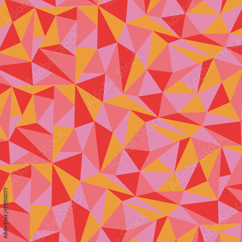 Tropical triangle pattern - vector