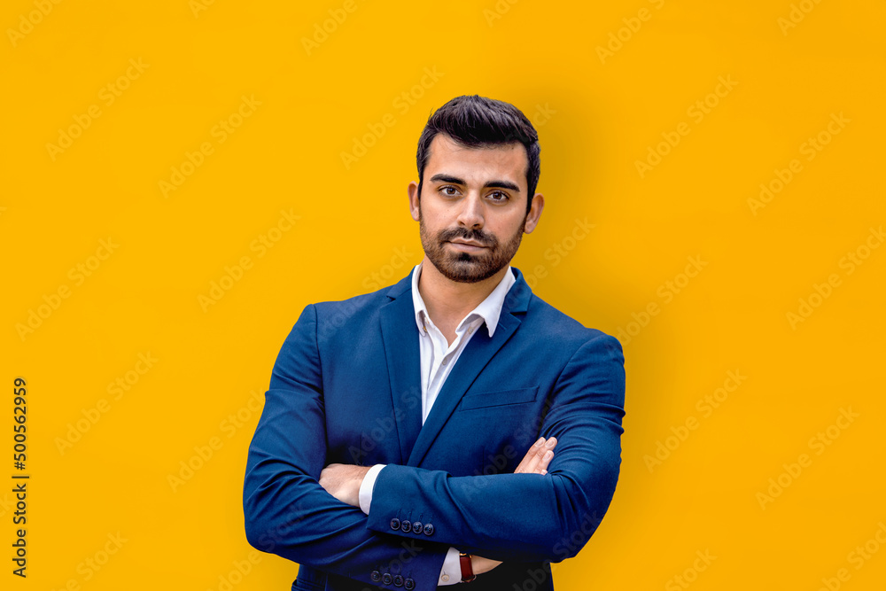 portrait of a customer with arms crossed looking at the camera portrait of a customer with arms crossed looking at the camera