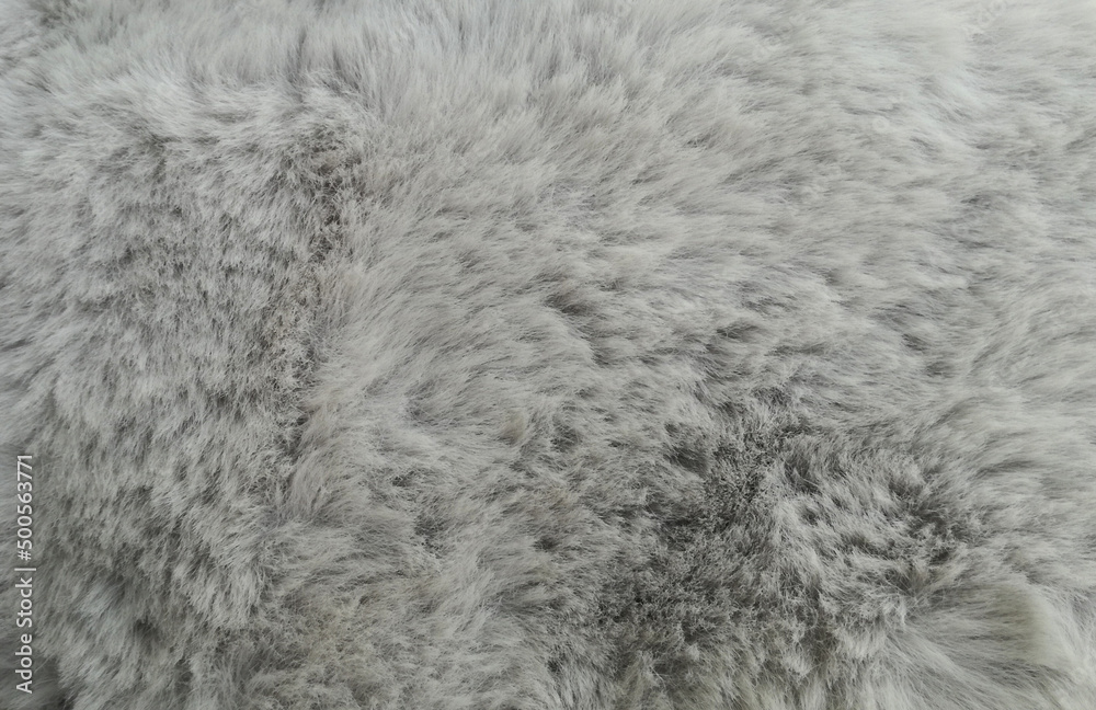 abstract soft gray fur texture material.
