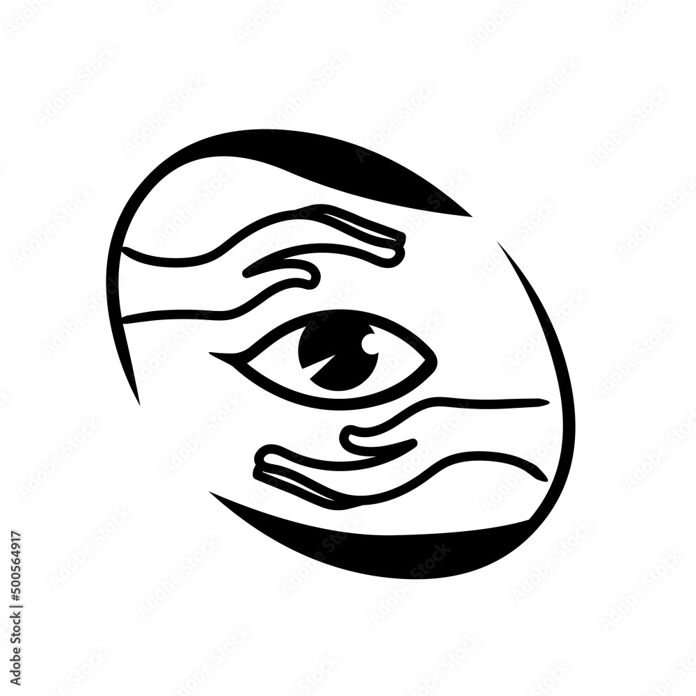 Obraz premium Eye care logo Vector isolated