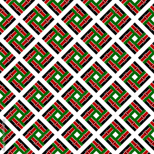 kenya flag pattern. abstract background. vector illustration