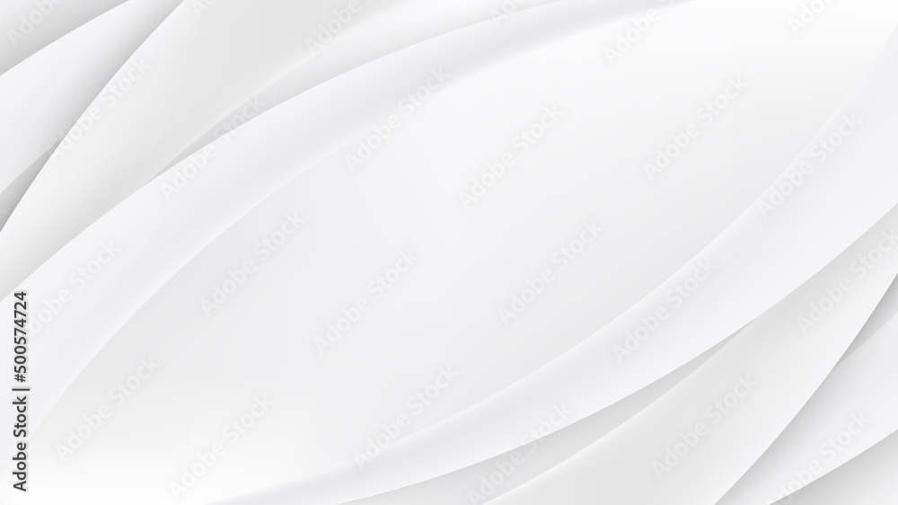 Banner web template abstract white curved overlapping layer design on clean background Banner web template abstract white curved overlapping layer design on clean background