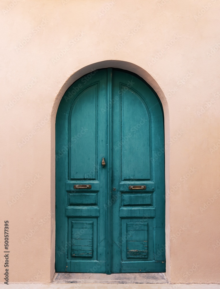 Door in Chania Greece, Minimal Greece