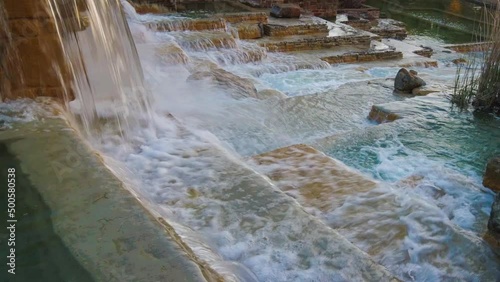 The Hemisfair Park Waterfall, San Antonio, Texas, USA photo