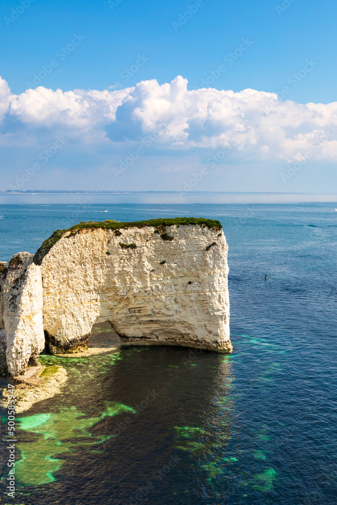 Old Harry Rocks near Studland in Dorset. English tourist attraction Old Harry Rocks near Studland in Dorset. English tourist attraction