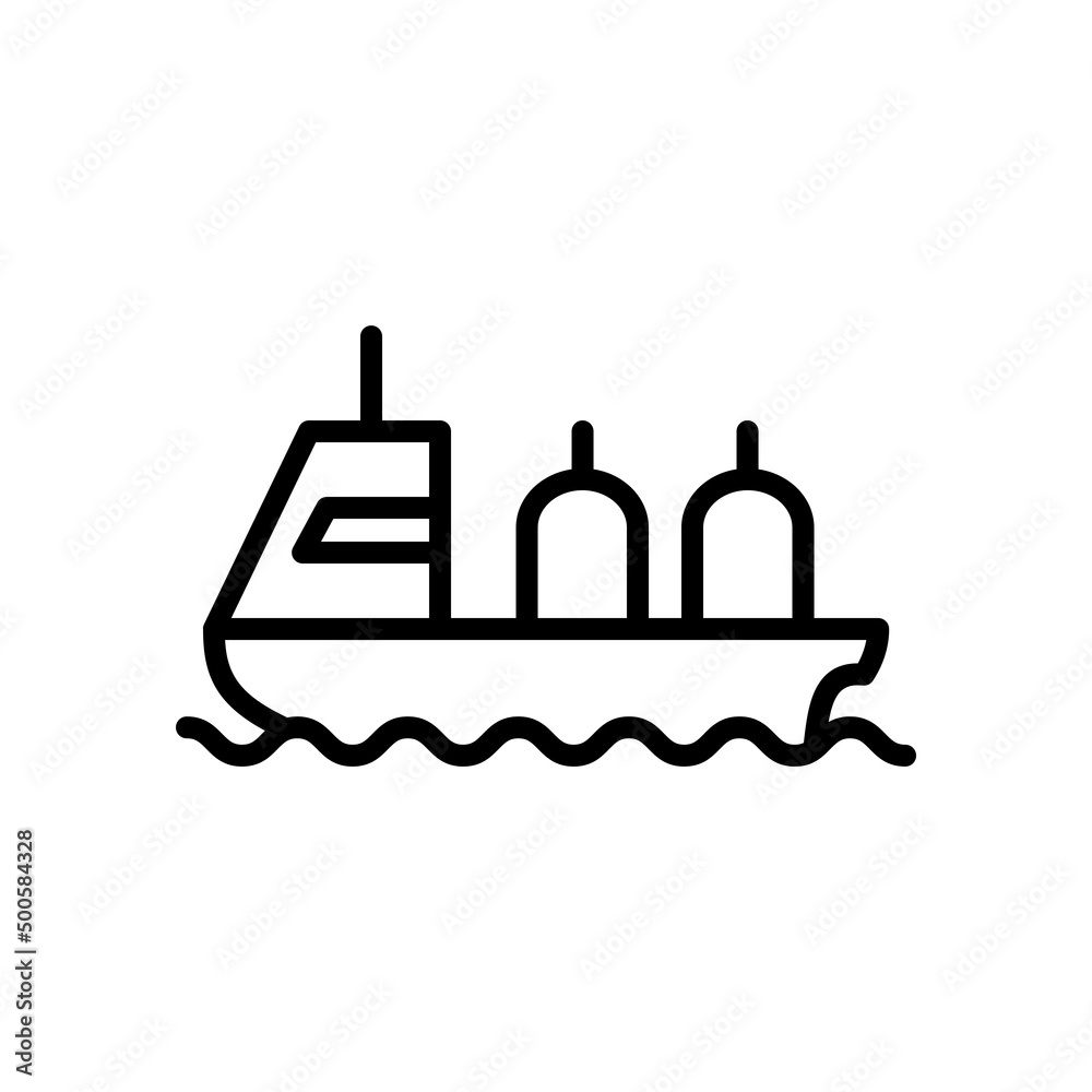 ship new icon vector simple